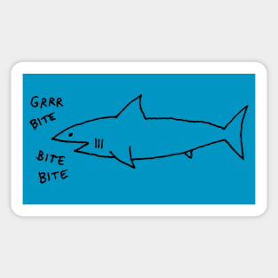 Shark Thoughts Sticker